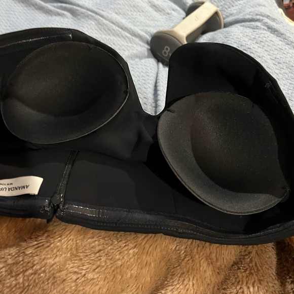 Amanda Uprichard Puzzle Strapless Dress with Fringe. - Picture 9 of 9